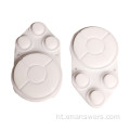 lazè koupe eklere retroeklere silicone kawotchou bouton pad